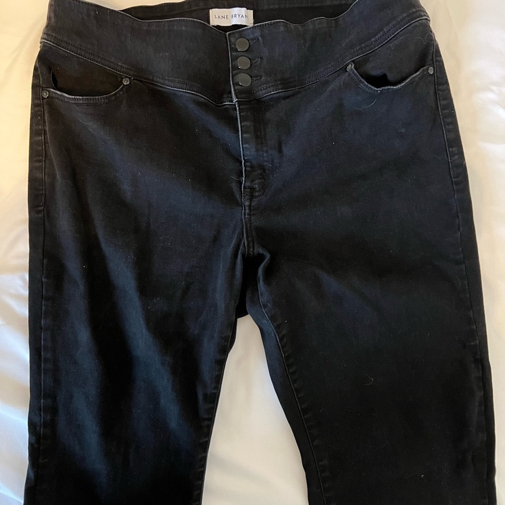 Black jeggings